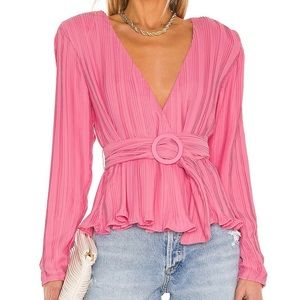Revolve Pink Long Sleeve Top